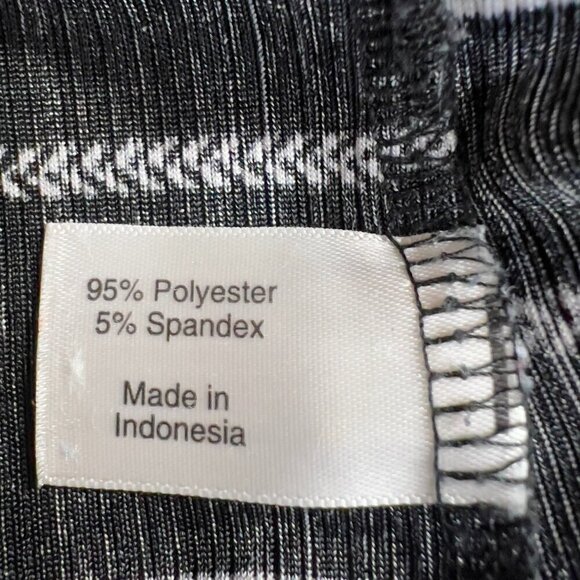 Lane Bryant Women's Plus Black White Stripe Dress Size 18/20 - Picture 7 of 8